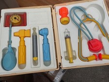 Vintage 1977 Fisher Price Medical Kit Doctor Set Complete