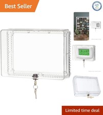 CG512A1009 Lockable Thermostat Guard for Air Conditioning & Heating, Vinyl Cover