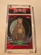 2024 Topps Chrome Hyperspace Star Wars #90 Sabe Red Hyperlanes 1/5