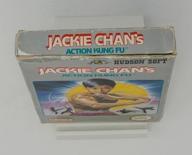 Jackie Chan's Action Kung Fu GAME & BOX (No manual) Nintendo NES