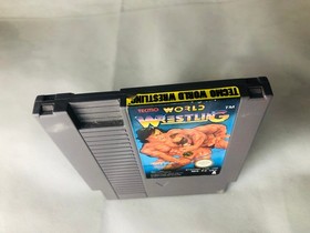 Video Game Tecmo World Wrestling Cart Only Nintendo NES