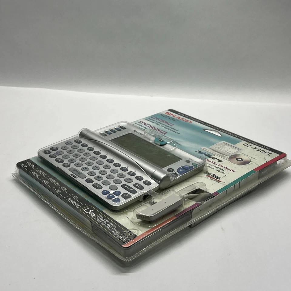 Vintage Sharp Wizard Oz-730PC Electronic Organizer Pocket Computer Brand New NIP - Image 3 of 4