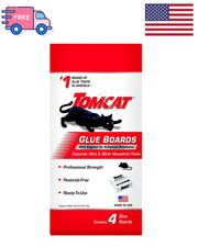 Tomcat Glue Boards with Immediate Grip Glue for Mice and Insects, 4 Traps