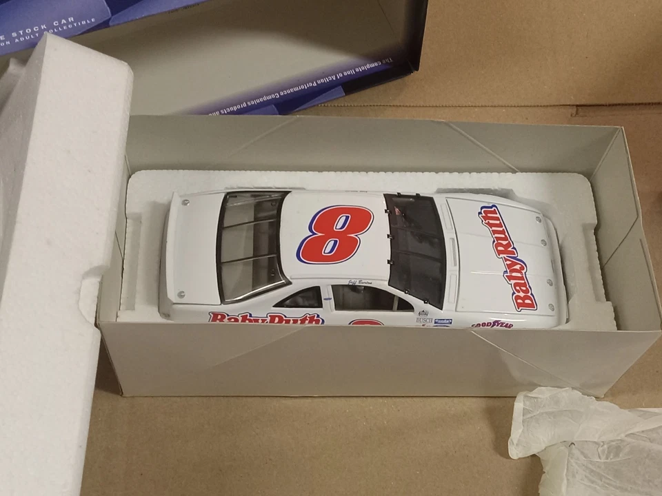 Action Jeff Burton #8 Baby Ruth 1990 Ford Thunderbird 1:24 Diecast Stock Car Foto 4 de 4