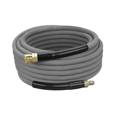 #ad 4000psi Pressure Washer Hose 50#x27; Gray Non Marking Cover with Couplers Installed $156.93