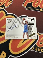2022 Noir Jaylin Williams Shadow Signatures 9/25 #SHS-JWL Thunder Gold