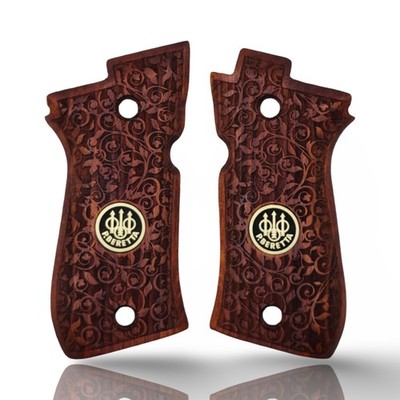 Zib Fits Beretta® F81 84FS 84BB Cheetah Gun Grip Wooden Metal