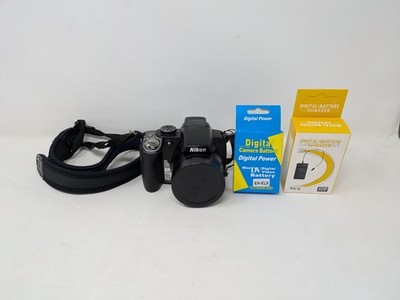 Nikon Coolpix P80 10.1MP Digital Camera Bundle-New Battery & Charger