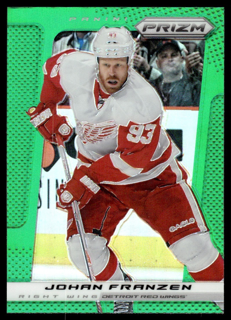 2013-14 Panini Prizm Prizms Green Johan Franzen Detroit Red Wings #31