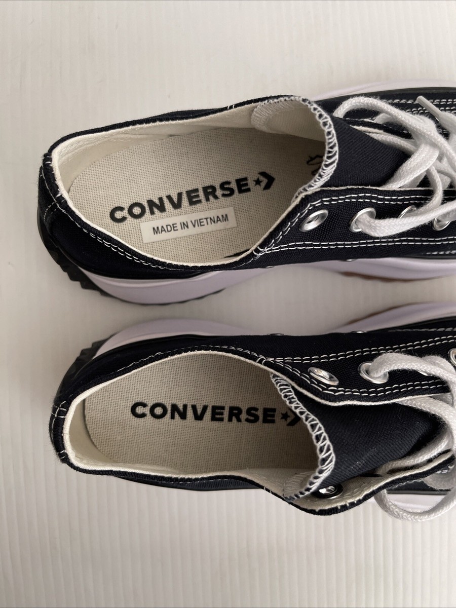 NEW Converse Run Star Hike Ox Sneaker 168816C- Black White Gum