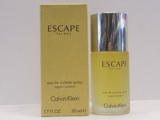 Escape by Calvin Klein For Men 1.7oz Eau de Toilette Spray Original Version RARE