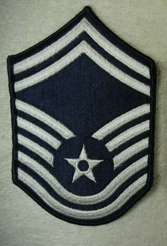 USAF Senior Master Sergeant Patch Pair 3-1/2" Wide Small MilitaryPatchA7 - Picture 2 of 3