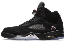 Paris Saint-Germain x Air Jordan 5 Retro Black for Sale 