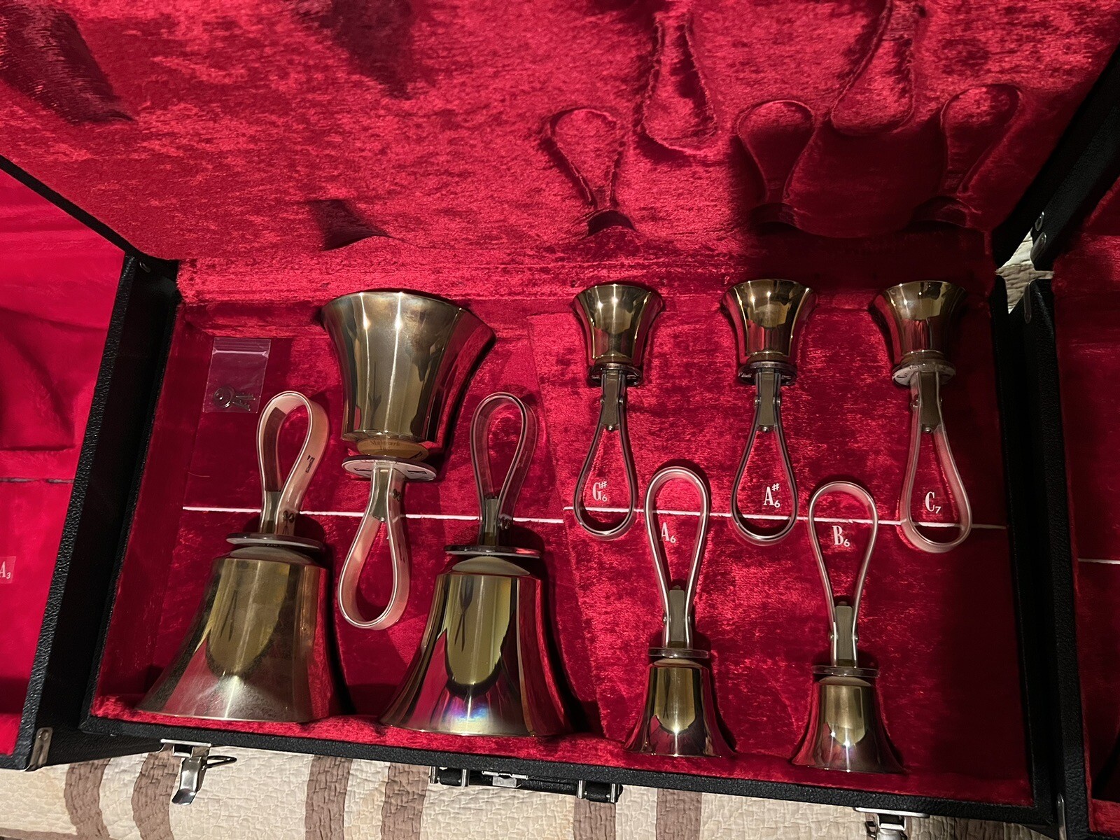 Set of 15 Malmark Bronze Brass Handbells Hand Bells eBay