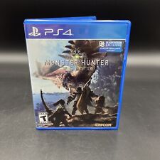 Monster Hunter: World (Sony PlayStation PS4, 2018) Cleaned, Tested