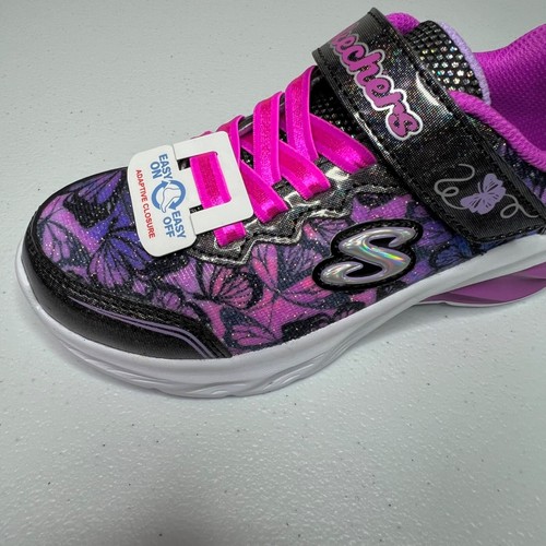 Zapatillas deportivas Skechers para niños Coastline Flutter Fly talla 11 brillo - Imagen 7 de 18