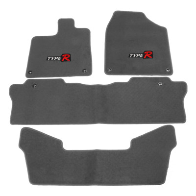 For 16-22 Honda Pilot Gray Nylon Floor Mats Carpets Front Rear  4pcs set