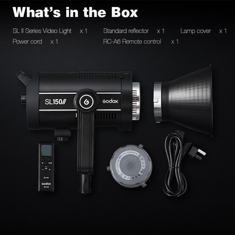 Godox SL200II SL200WII LED Video Light 200W Daylight 5600K w Godox SL200II SL200WII LED Video Light 200W Daylight 5600K w