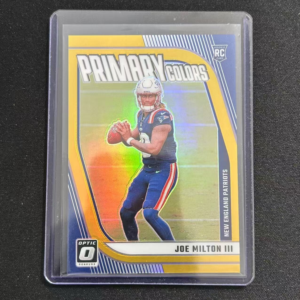 🍓2024 PANINI DONRUSS OPTIC PRIMARY COLORS GOLD PRIZM /10 RC JOE MILTON III #13