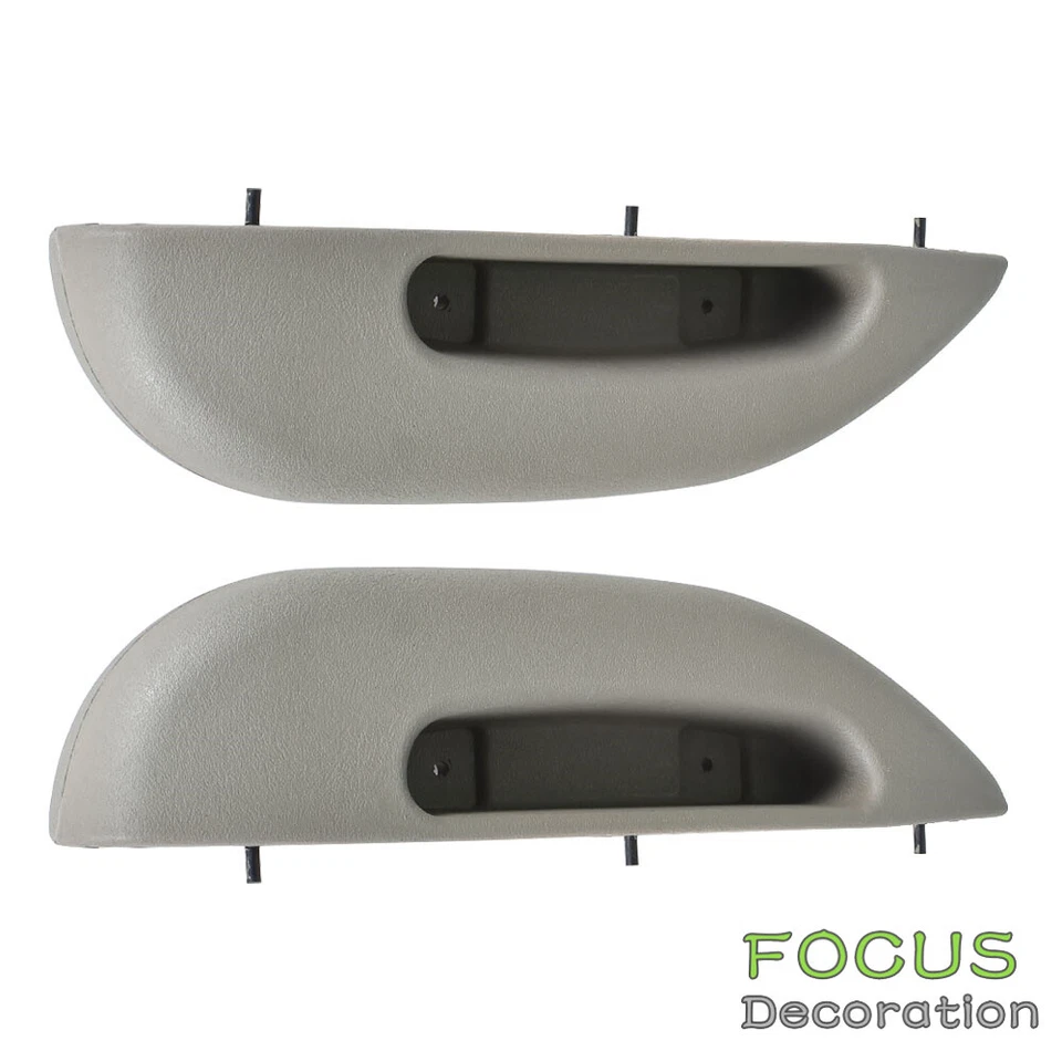 Reposabrazos delantero conductor pasajero izquierdo y derecho gris para camioneta Chevy Express 2 piezas Foto 3 de 4