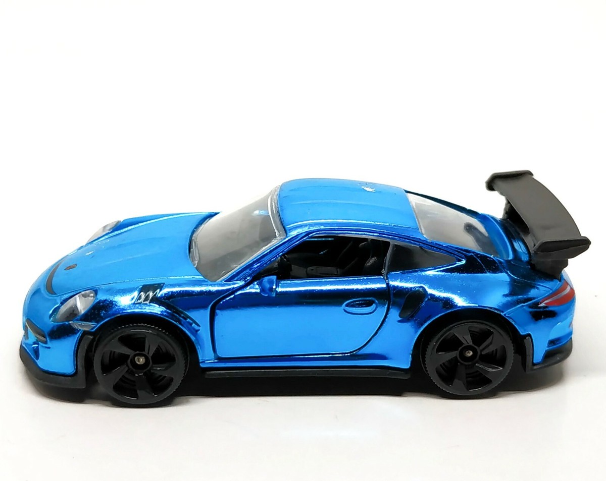 Majorette Porsche 911 GT3 RS Blue - Chrome Series - 1:59 Defects