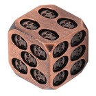 Skull Pattern Dice Portable Metal Dice Exquisite Unique With Storage Box