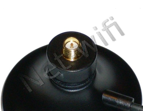 Magnet Sockel WLAN Antenne Kabel 3m RP Stecker SMA Stecker WiFi Wireless WLAN - Bild 2 von 3