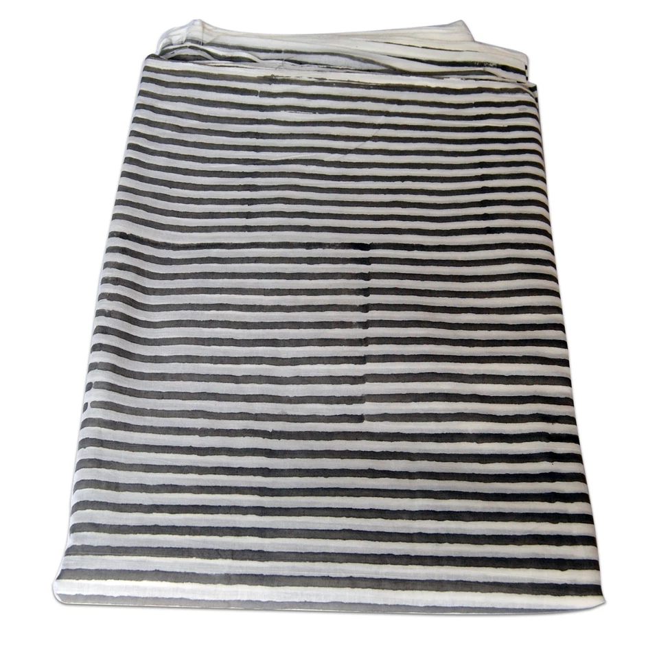 Хлопчатобумажная ткань ручной работы с индийским блочным принтом 10 ярдов Sanganeri беговая вуаль - Изображение 4 из 4