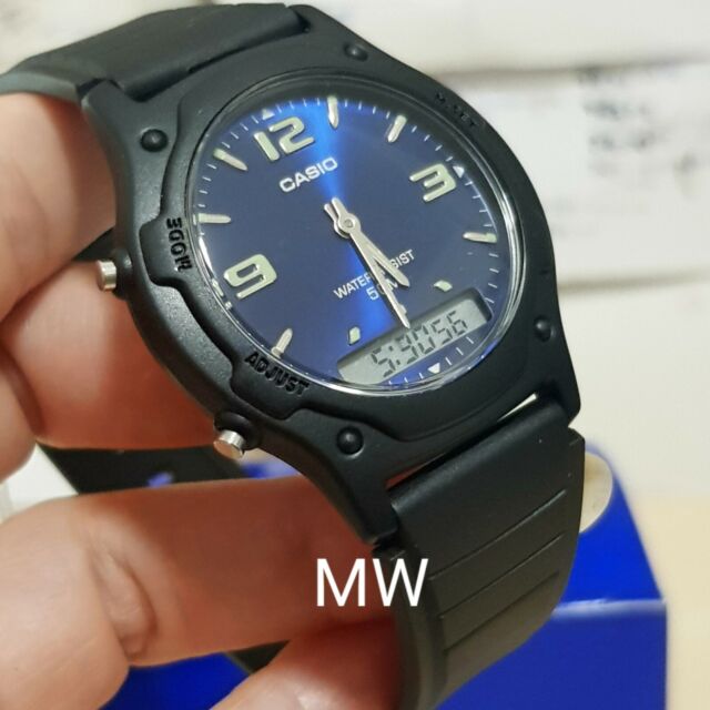 Casio AW 49 He 2 a Mens Classic Digital Analog Casual Watch 50 M 