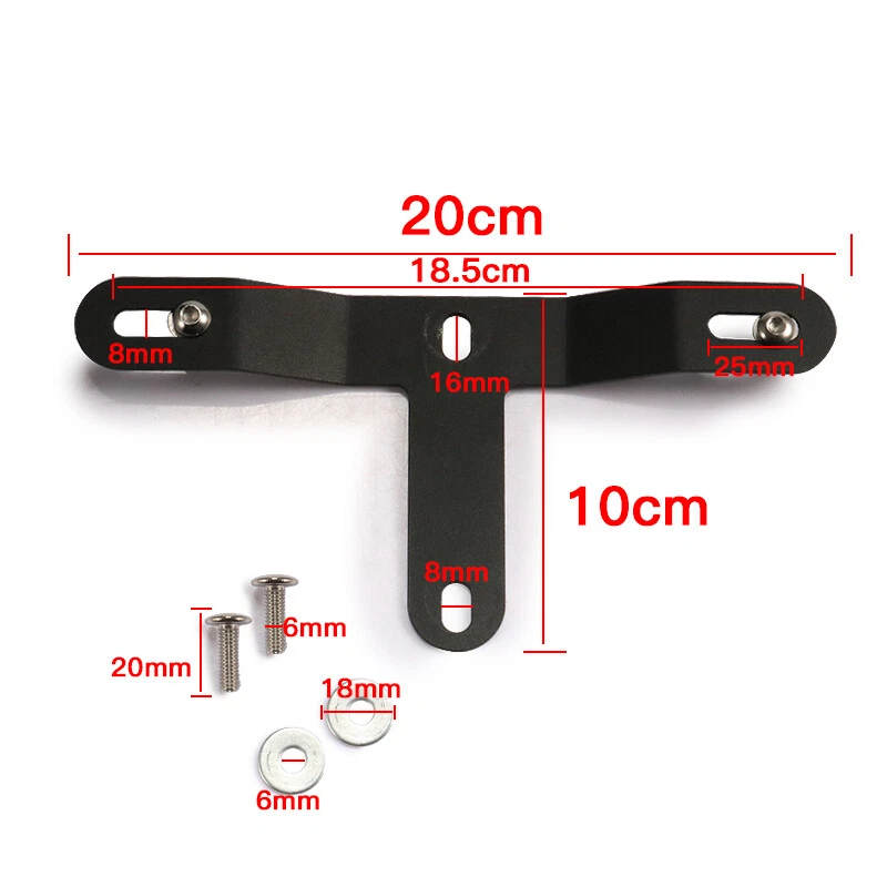Cubierta guardabarros trasero motocicleta con soporte de placa de licencia para Honda CB400 Foto 4 de 4