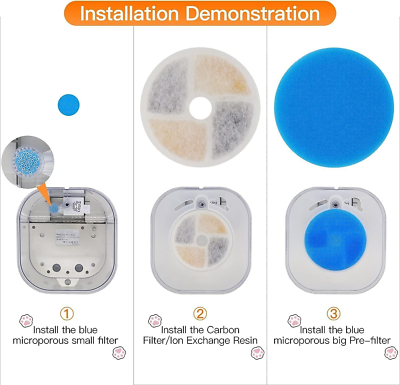 Entdecke FOFNON 12 Filter für Katzenbrunnen, 6 Stück Filter + 6 Stück Schaumstofffilter f in großer Auswahl ✓ Vergleichen Angebote und Preise ✓ Online