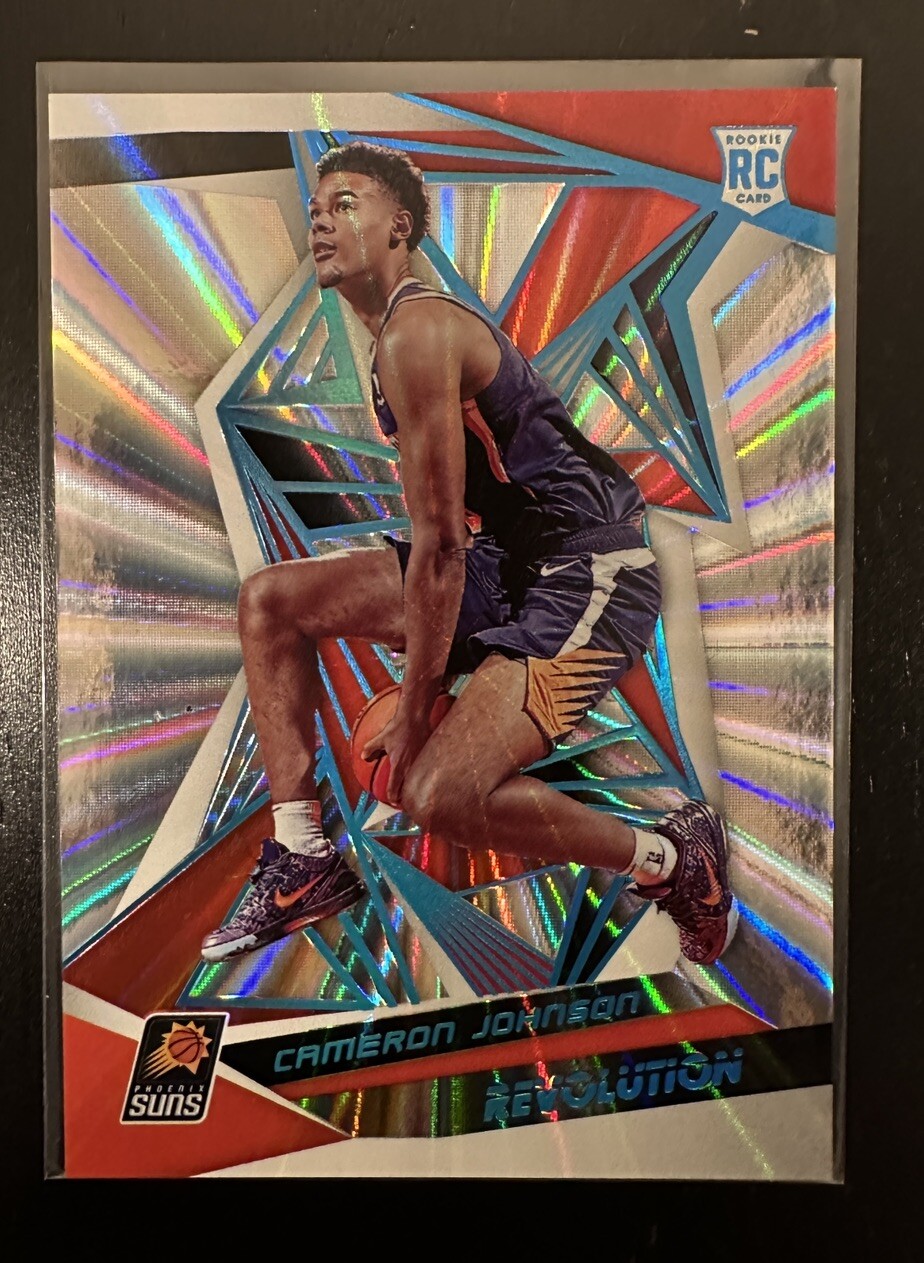 2019-20 Revolution Cameron Johnson /75 Sunburst Parallel. Numbered Rookie RC