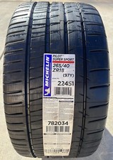 One Brand New 26540zr18 Michelin Pilot Super Sport Tire 2654018