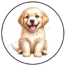 GOLDEN RETRIEVER DOG ENVELOPE SEALS LABELS STICKERS PARTY FAVORS
