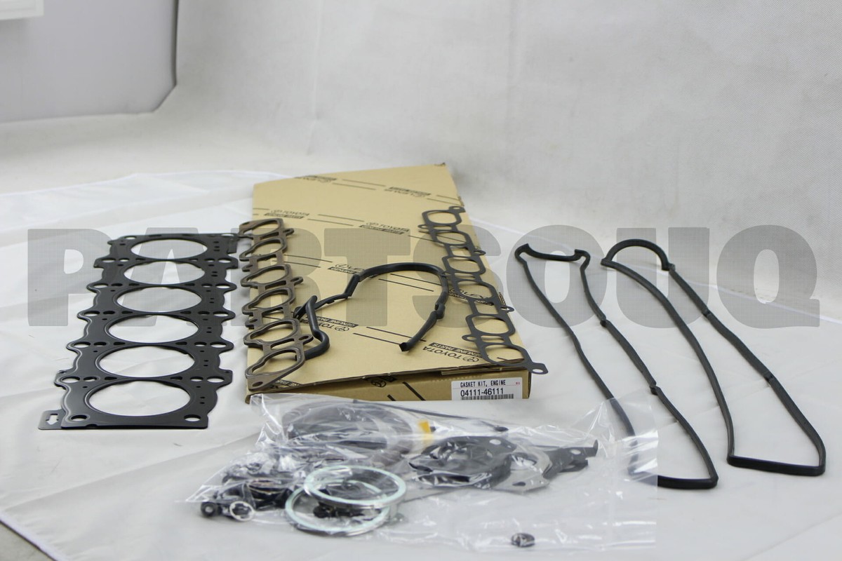 0411146111 Genuine Toyota GASKET KIT, ENGINE OVERHAUL 04111