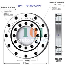 1pcs New RU148UUCC0 P5 Robots Turntable Slewing Bearings Rotary Table Bearings