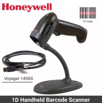 Honeywell Voyager 1450G Handheld 1D bar codes Scanner with Stand & USB Cable
