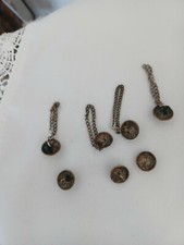 Vintagetrachten Kette Knöpfen 4 Stück +3 Knöpfe