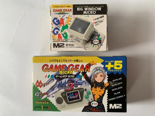 [Factory-Sealed NEW] SEGA Game Gear Micro White Big Window Micro White GG Aleste