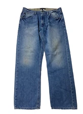 Vintage Tommy Hilfiger Jeans Mens 36 X 30 Classic Fit Blue 100% Cotton Denim