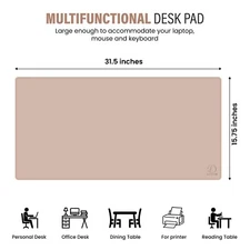 Beautiful, large, new, rectangular, leather, easy clean, Eastlane, Desktop mats 