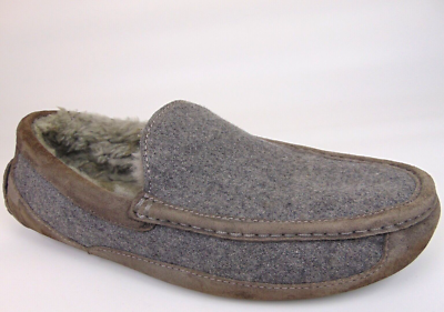 UGG ASCOT Wool Slippers Loafers‎ Gray Size 8 Excellent Model 3233 UGG MEN main image 3