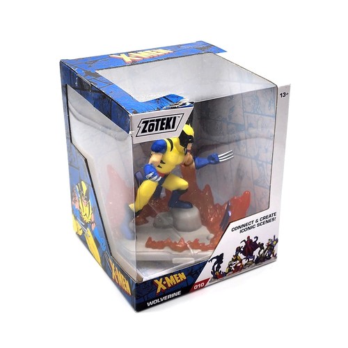 Marvel X-Men Wolverine 4" Kids Animated Cartoon Action Figure Toy Scene 13+ - Picture 6 of 7