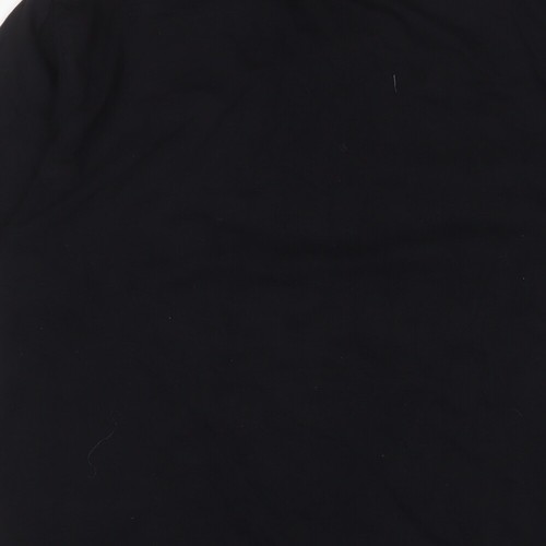 Hype Mens Black Cotton T-Shirt Size L Crew Neck - Logo, Embroidered - Picture 4 of 10