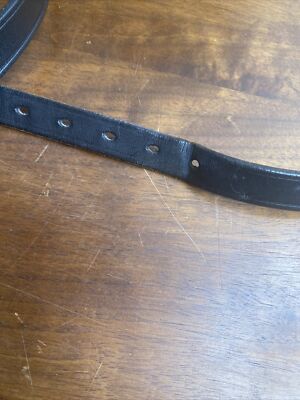 Tory English Bridle Leather Belt Black Women display picture 2