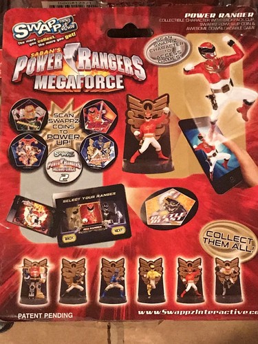 Brandneu Power Rangers Megaforce Swappz Komplettsatz 6 Figuren & Taschenclips. - Bild 8 von 8