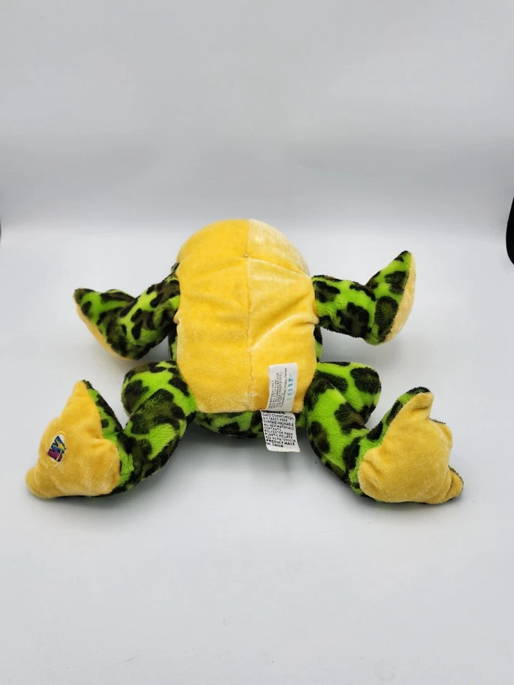 Ganz Webkinz Bullfrog Plush Green Frog Spots Stuffed Animal Toy  - Image 3 of 4