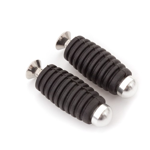 FXCNC Rubber Footpeg Brake Shift Pedal Pegs For YZF R125 R1 R3 R6 MT09 GSXR CBR - Picture 4 of 8