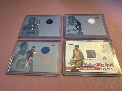 Fleer Ultra All Star/Scoring Game Worn Jerseys Catchings/Leslie/Holdsclaw/Nolan