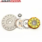 Racing Twin Disc Clutch Kit + Flywheel For 90-96 NISSAN 300ZX NON-TURBO Z32